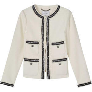 LK Bennett Charlie Tweed Trim Jacket